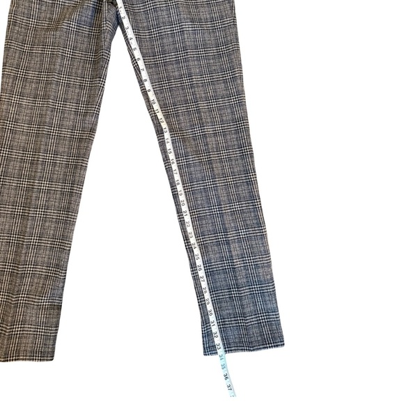 Smash Plaid Wool Blend Tailored Trousers Gray Check Men’s Size 32 Slim Fit Pants - Picture 8 of 8